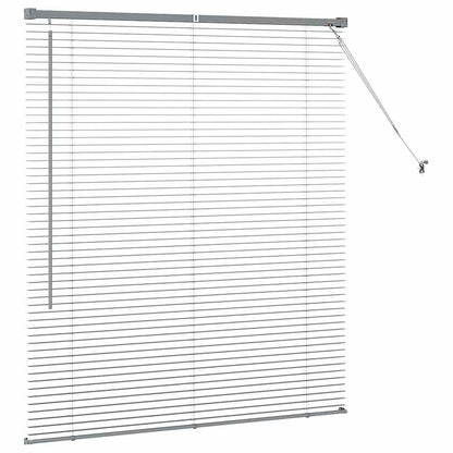 vidaXL Venetian Blinds Manual Dark Grey 130 x 110 cm Aluminium