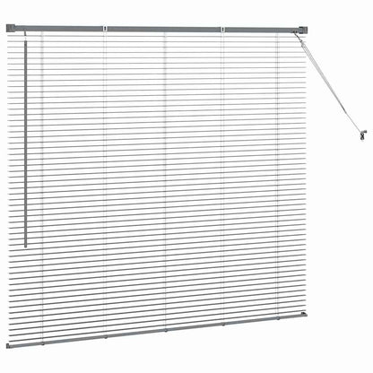 vidaXL Venetian Blinds Manual Dark Grey 130 x 140 cm Aluminium
