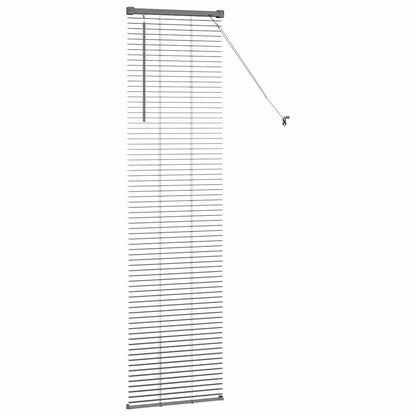 vidaXL Venetian Blinds Manual Dark Grey 175 x 45 cm Aluminium