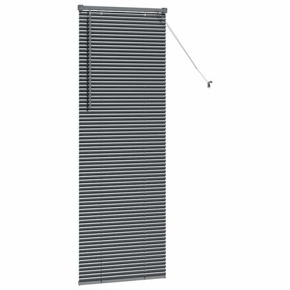 vidaXL Venetian Blinds Manual Dark Grey 175 x 65 cm Aluminium