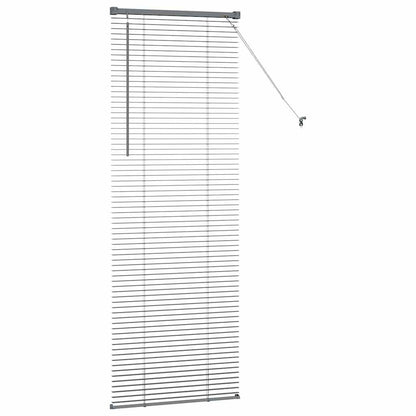vidaXL Venetian Blinds Manual Dark Grey 175 x 65 cm Aluminium