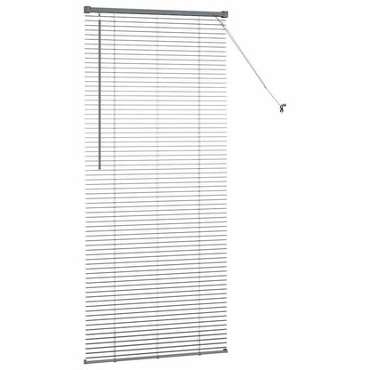 vidaXL Venetian Blinds Manual Dark Grey 175 x 70 cm Aluminium