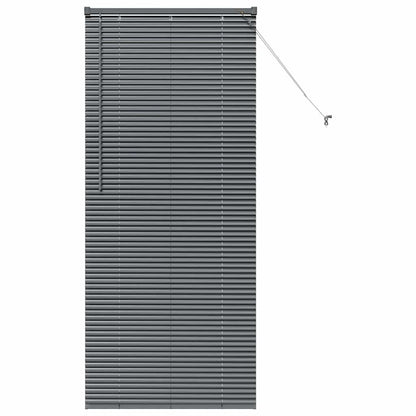 vidaXL Venetian Blinds Manual Dark Grey 175 x 70 cm Aluminium