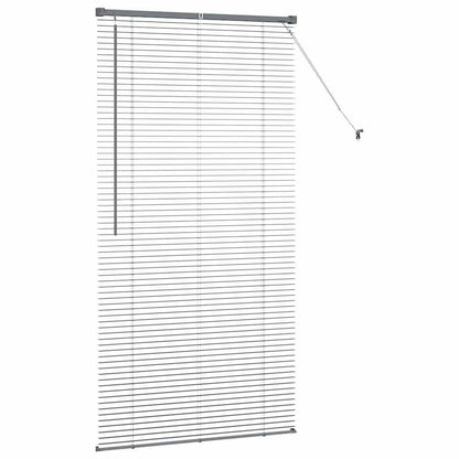 vidaXL Venetian Blinds Manual Dark Grey 175 x 90 cm Aluminium