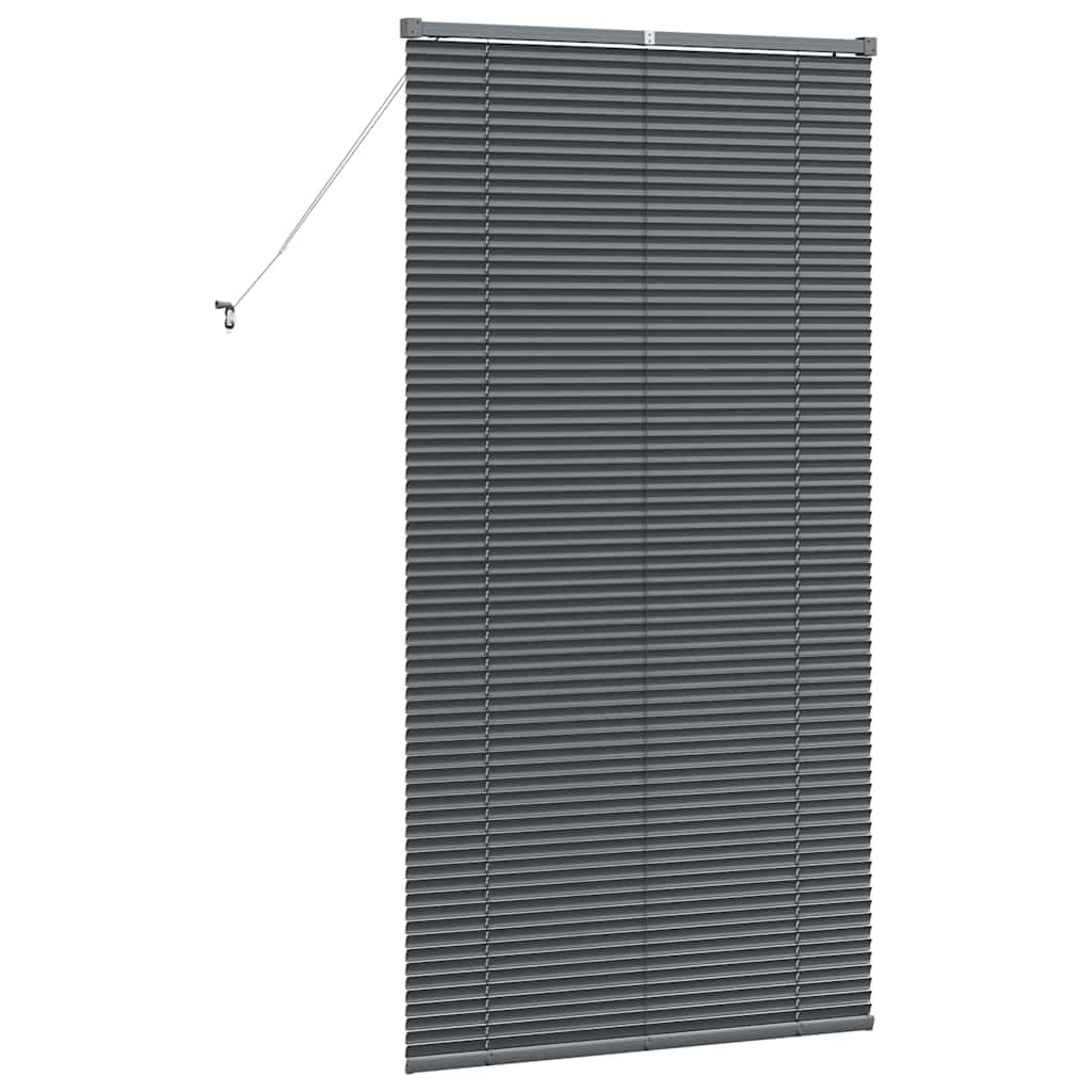 vidaXL Venetian Blinds Manual Dark Grey 175 x 90 cm Aluminium