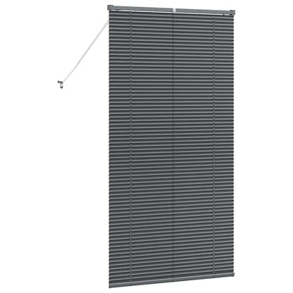 vidaXL Venetian Blinds Manual Dark Grey 175 x 90 cm Aluminium