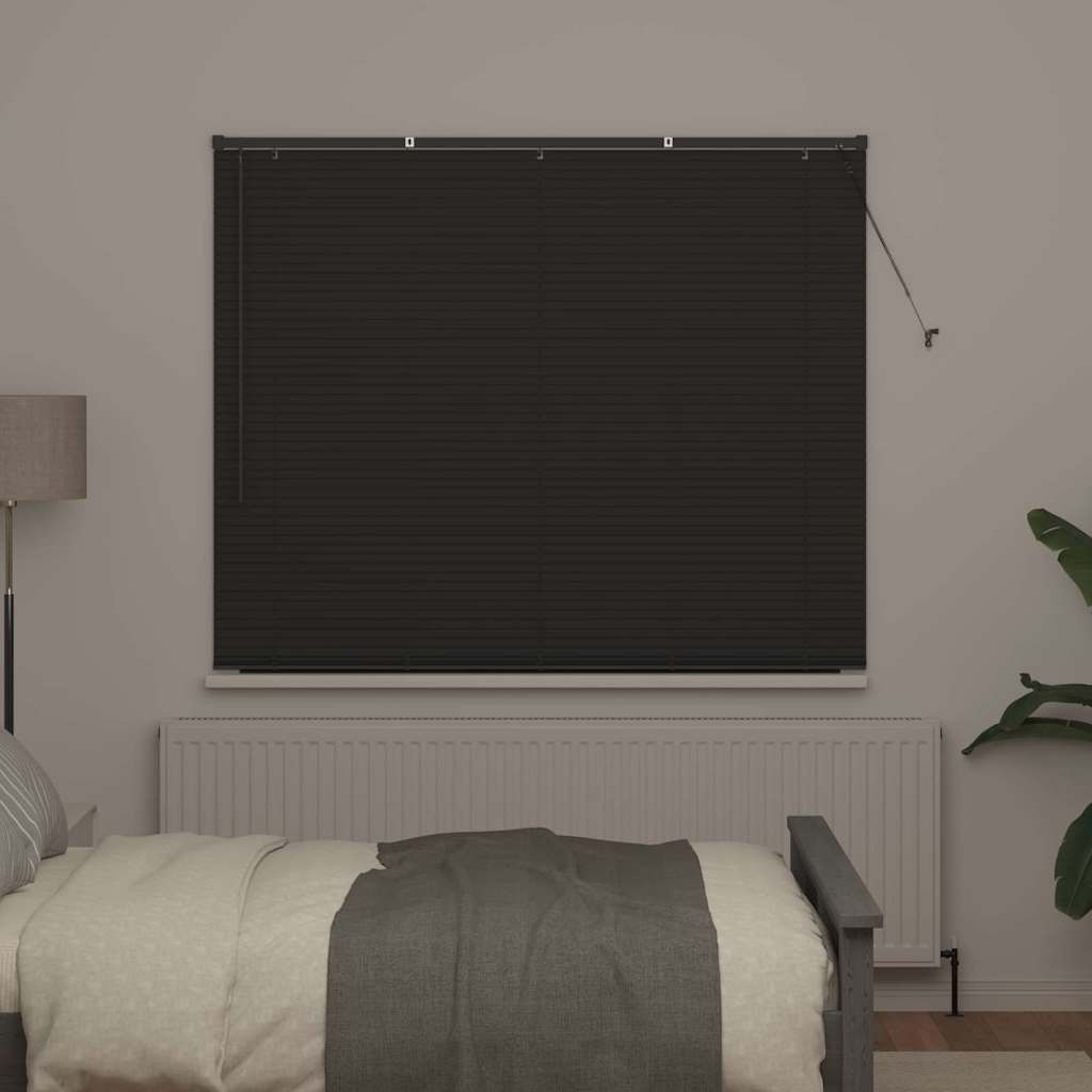 vidaXL Venetian Blinds Manual Dark Grey 175 x 155 cm Aluminium