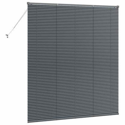 vidaXL Venetian Blinds Manual Dark Grey 175 x 155 cm Aluminium