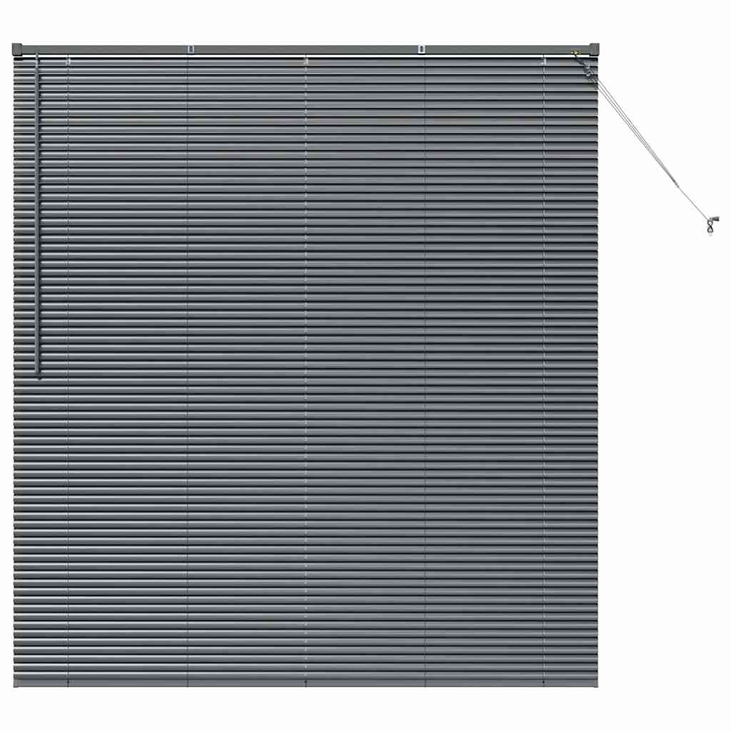 vidaXL Venetian Blinds Manual Dark Grey 175 x 155 cm Aluminium