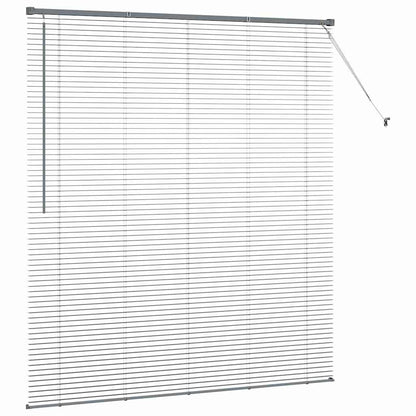 vidaXL Venetian Blinds Manual Dark Grey 175 x 160 cm Aluminium