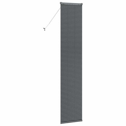 vidaXL Venetian Blinds Manual Dark Grey 220 x 40 cm Aluminium