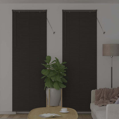 vidaXL Venetian Blinds Manual Dark Grey 220 x 70 cm Aluminium