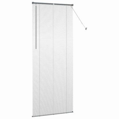 vidaXL Venetian Blinds Manual Dark Grey 220 x 90 cm Aluminium
