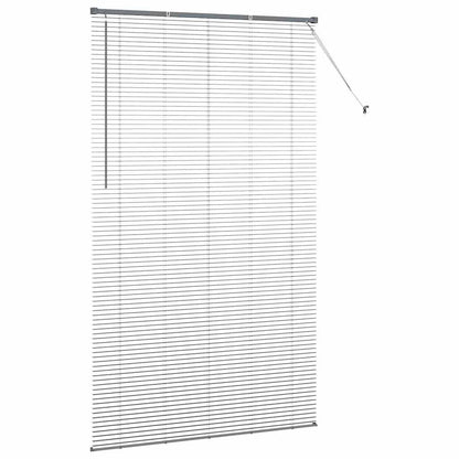 vidaXL Venetian Blinds Manual Dark Grey 220 x 125 cm Aluminium