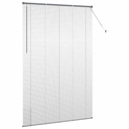 vidaXL Venetian Blinds Manual Dark Grey 220 x 145 cm Aluminium