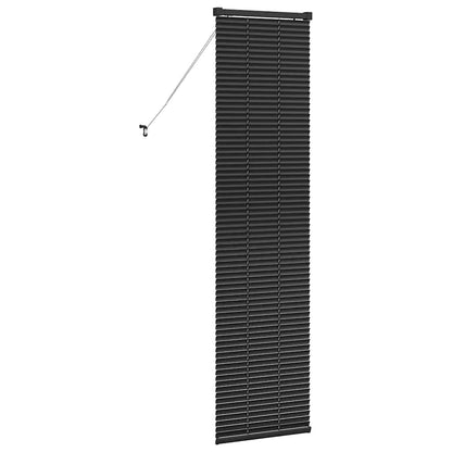 vidaXL Venetian Blinds Height Adjustable Black 175 x 45 cm Aluminium