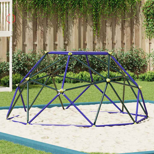vidaXL Climbing Dome Blue Steel