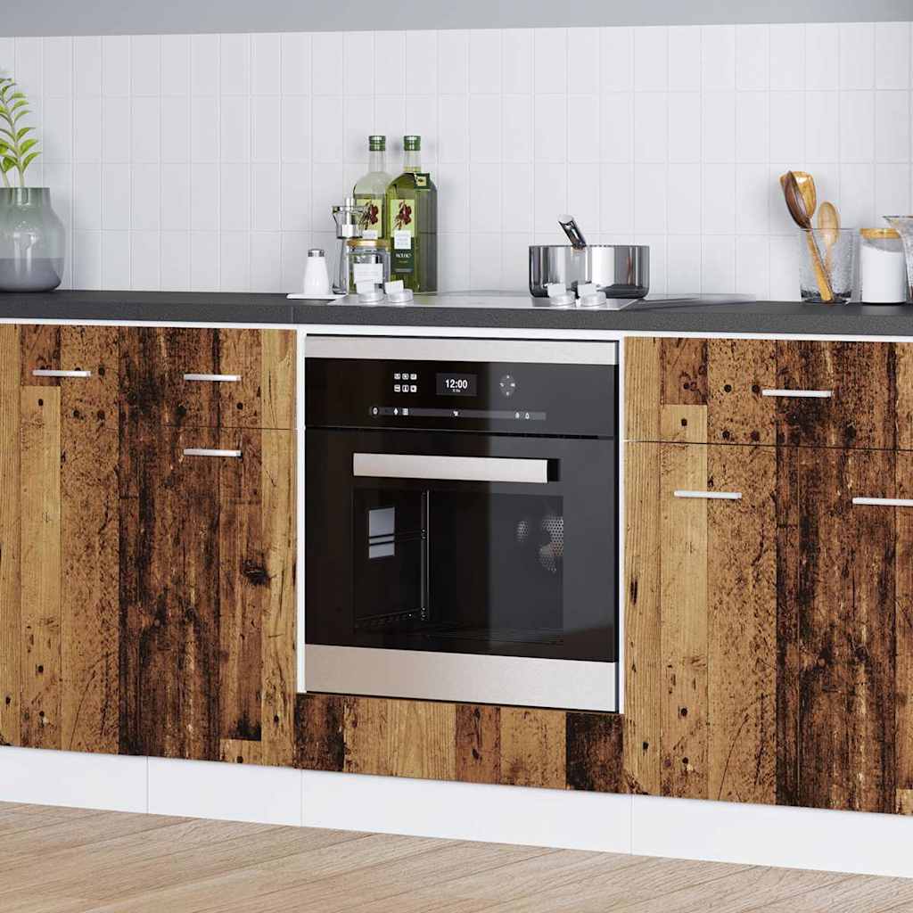 vidaXL Hanging Cabinet Old Wood 60 x 46 x 81.5 cm Engineered Wood