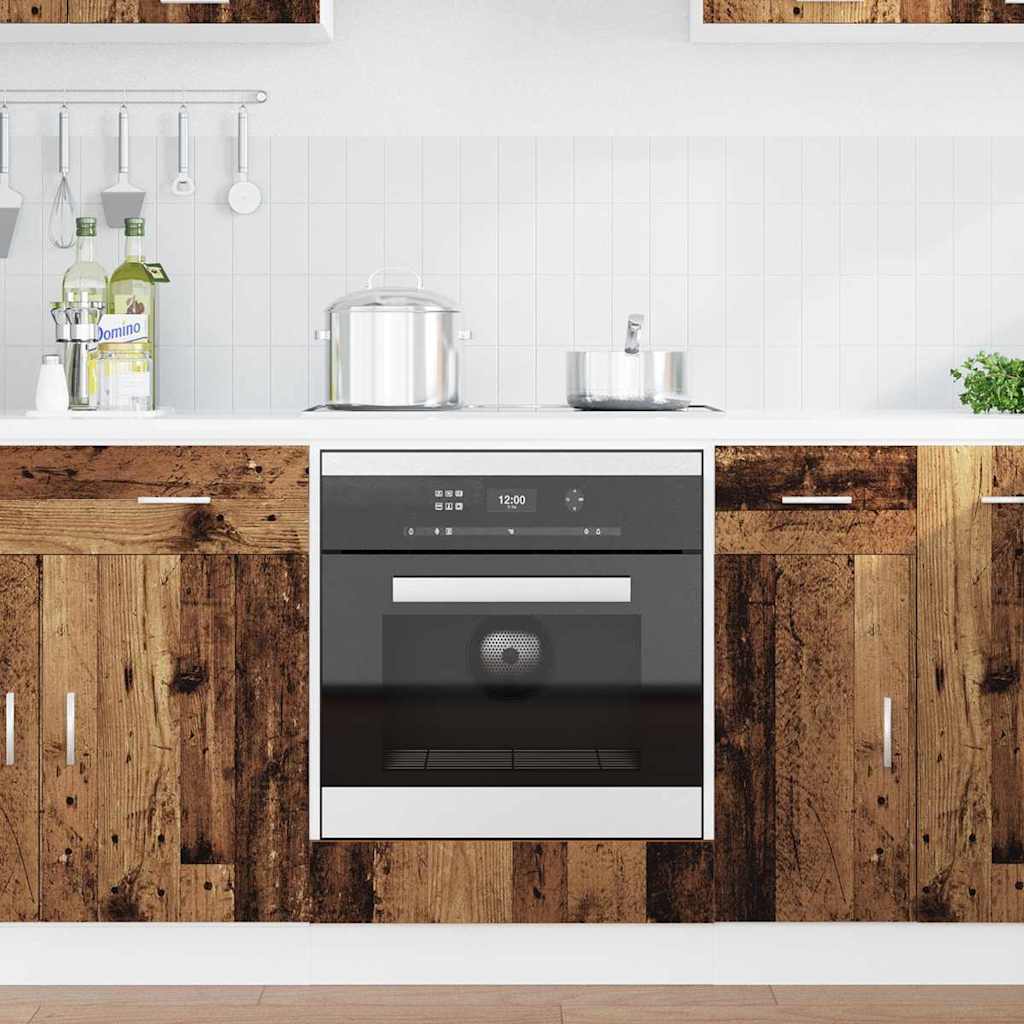 vidaXL Hanging Cabinet Old Wood 60 x 46 x 81.5 cm Engineered Wood