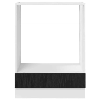 vidaXL Hanging Cabinet Black Oak 60 x 46 x 81.5 cm Engineered Wood
