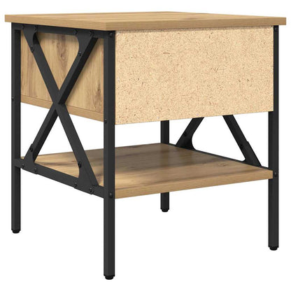 vidaXL Bedside Cabinet with Drawer 2 pcs Artisan oak 40 x 42 x 45 cm
