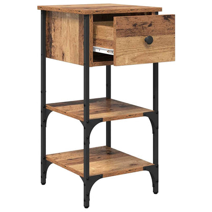 vidaXL Bedside Cabinet 2 pcs Brown 33.5 x 36 x 70 cm Engineered Wood