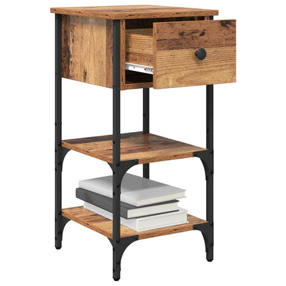 vidaXL Bedside Cabinet 2 pcs Brown 33.5 x 36 x 70 cm Engineered Wood