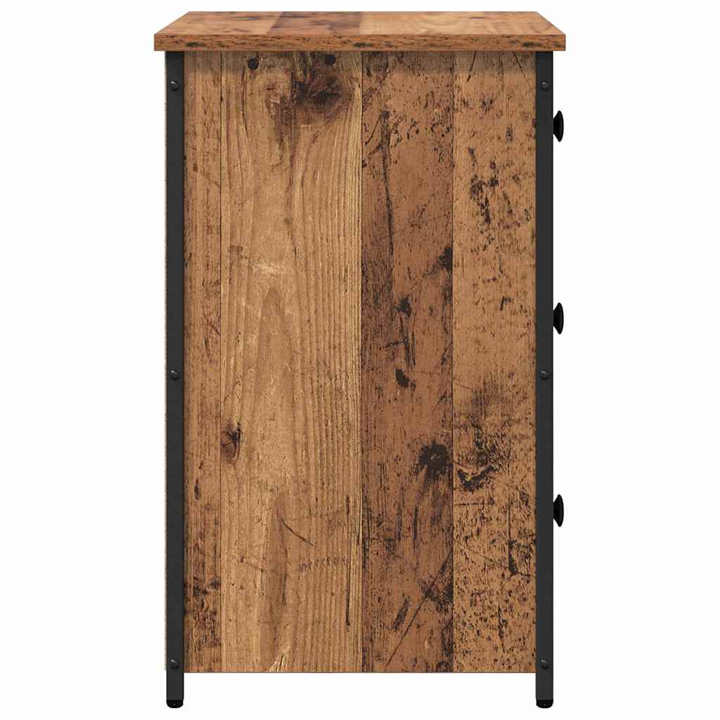 vidaXL Bedside Cabinet Brown 40 x 36 x 60 cm Solid Reclaim Wood