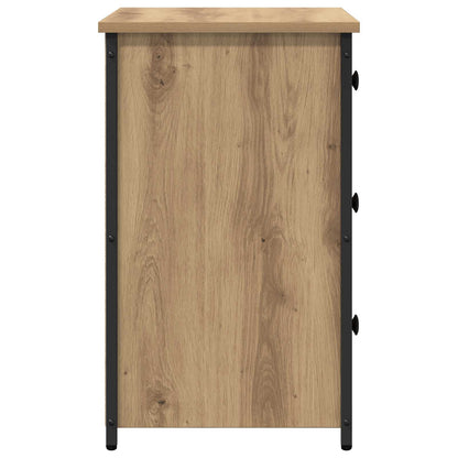vidaXL Bedside Cabinet Brown 40 x 36 x 60 cm Solid Reclaim Wood