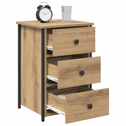 vidaXL Bedside Cabinet 2 pcs Brown 40 x 36 x 60 cm Solid Reclaim Wood
