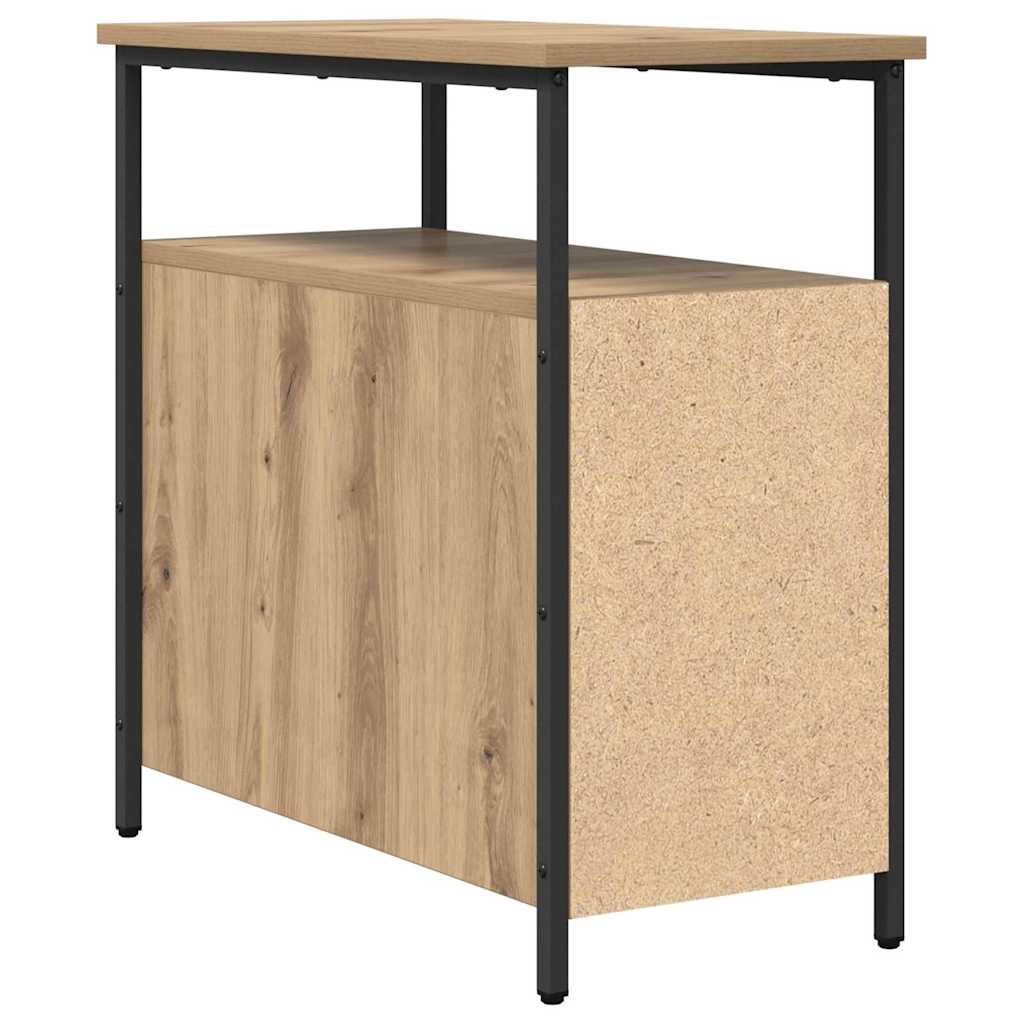 vidaXL Bedside Cabinet Artisan oak 30 x 60 x 60 cm Engineered wood
