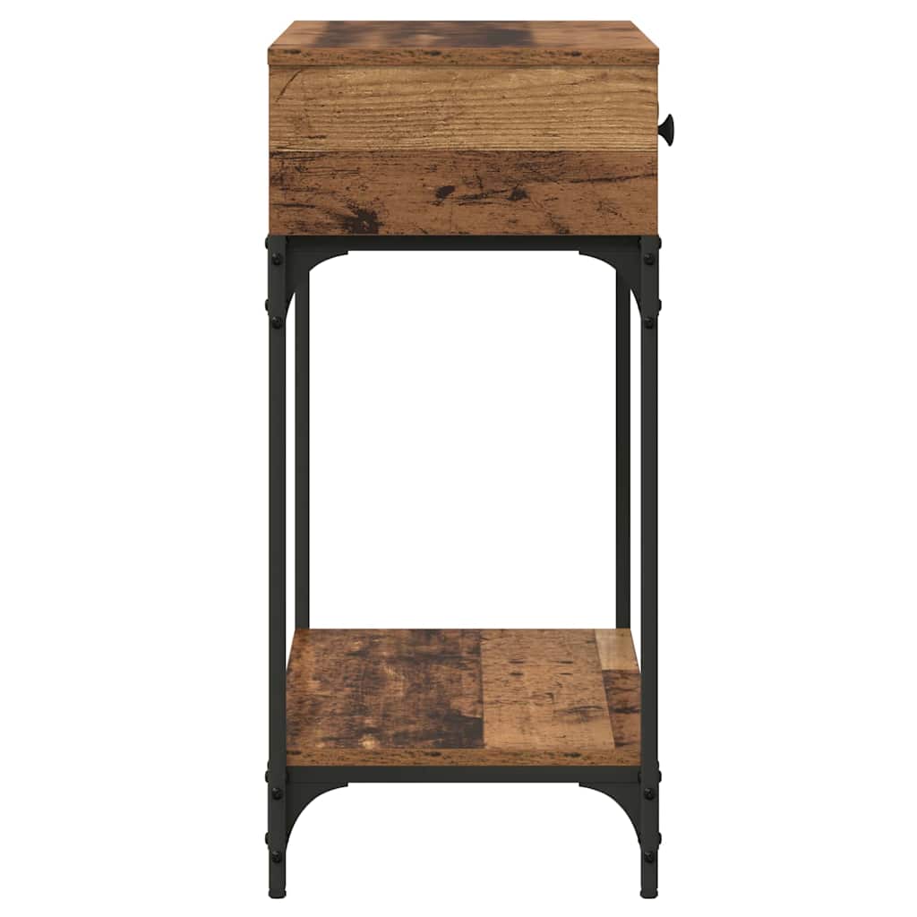 vidaXL Console Table Old wood 75 x 34.5 x 75 cm Engineered wood