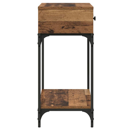 vidaXL Console Table Old wood 75 x 34.5 x 75 cm Engineered wood
