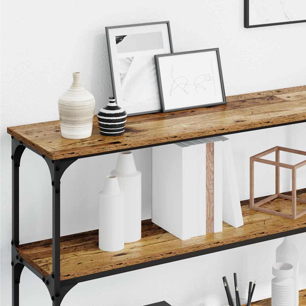 vidaXL Console Table Old Wood 200 x 29 x 75 cm