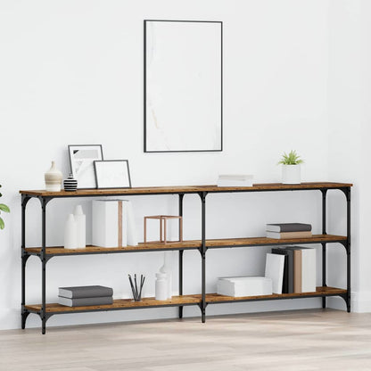 vidaXL Console Table Old Wood 200 x 29 x 75 cm