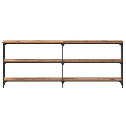 vidaXL Console Table Old Wood 200 x 29 x 75 cm