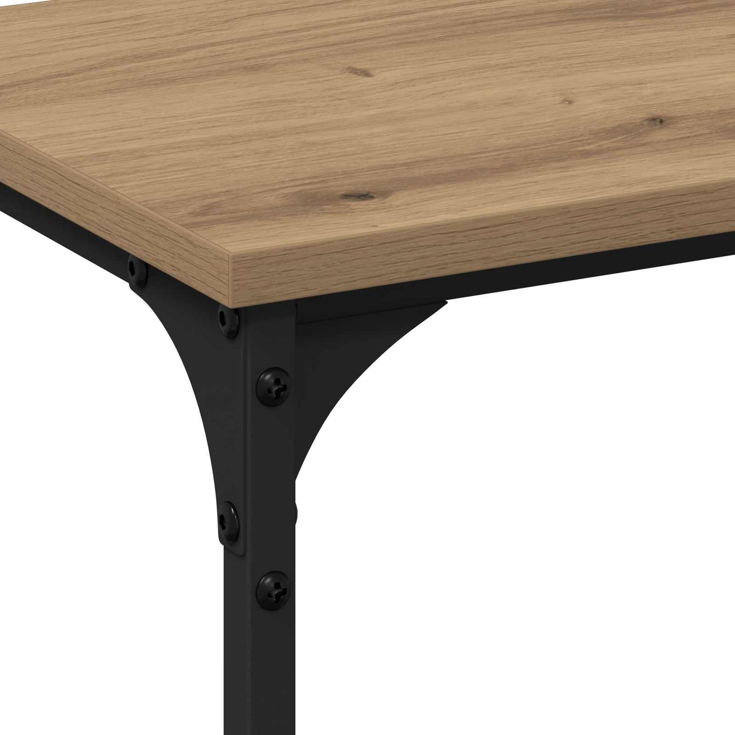 vidaXL Console Table Artisan oak 200 x 29 x 75 cm