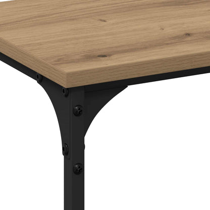 vidaXL Console Table Artisan oak 200 x 29 x 75 cm