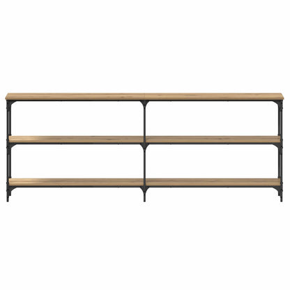 vidaXL Console Table Artisan oak 200 x 29 x 75 cm
