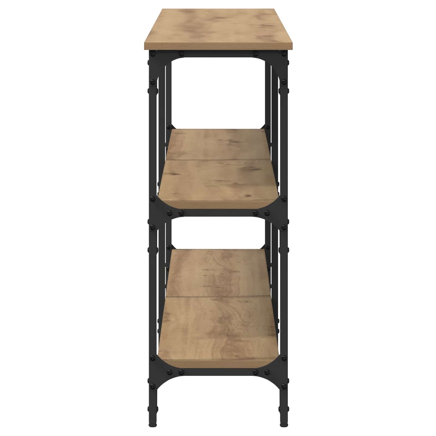 vidaXL Console Table Artisan oak 200 x 29 x 75 cm