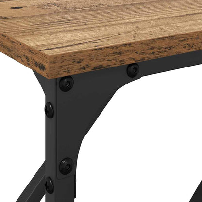 vidaXL Console Table Old Wood 180 x 23 x 75 cm