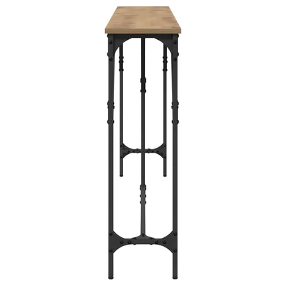 vidaXL Console Table Artisan oak 180 x 23 x 75 cm
