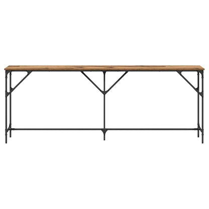 vidaXL Console Table Old Wood 200 x 29 x 75 cm