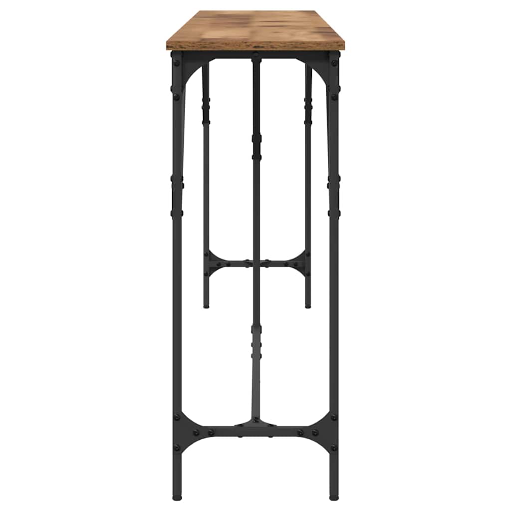 vidaXL Console Table Old Wood 200 x 29 x 75 cm