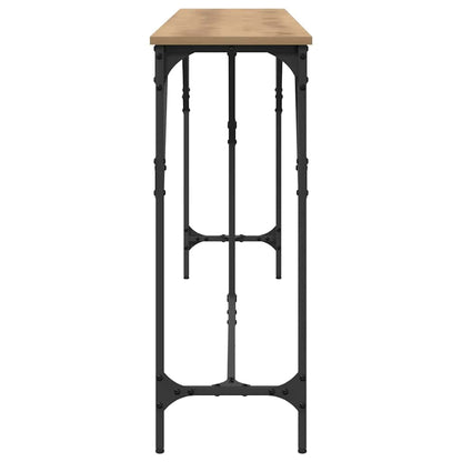 vidaXL Console Table Artisan oak 200 x 29 x 75 cm
