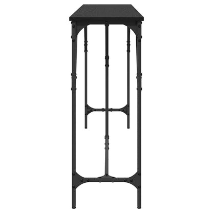 vidaXL Console Table Black oak 200 x 29 x 75 cm
