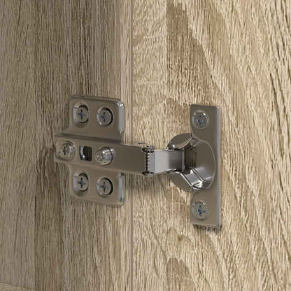 vidaXL Kitchen Cabinet Beige 35 x 50 x 180 cm Engineered Wood