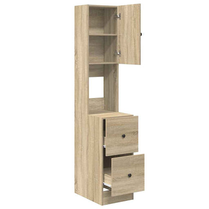 vidaXL Kitchen Cabinet Beige 35 x 50 x 180 cm Engineered Wood