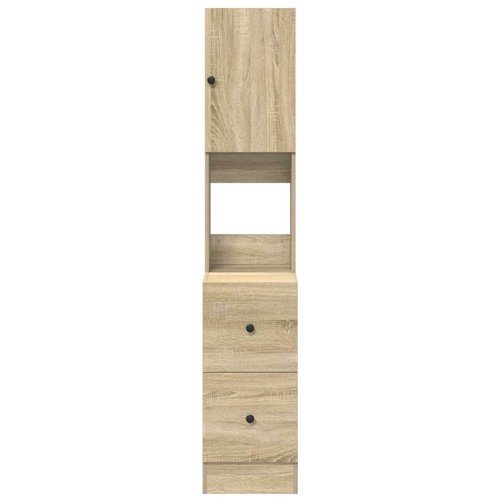 vidaXL Kitchen Cabinet Beige 35 x 50 x 180 cm Engineered Wood