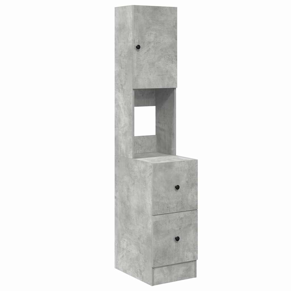 vidaXL Kitchen Cabinet Grey 35 x 50 x 180 cm Engineered Wood